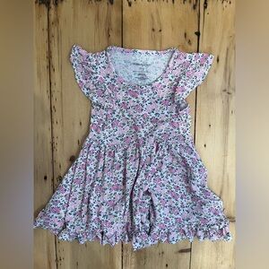 Posh Peanut Meadow Haze Pointelle Twirl Dress